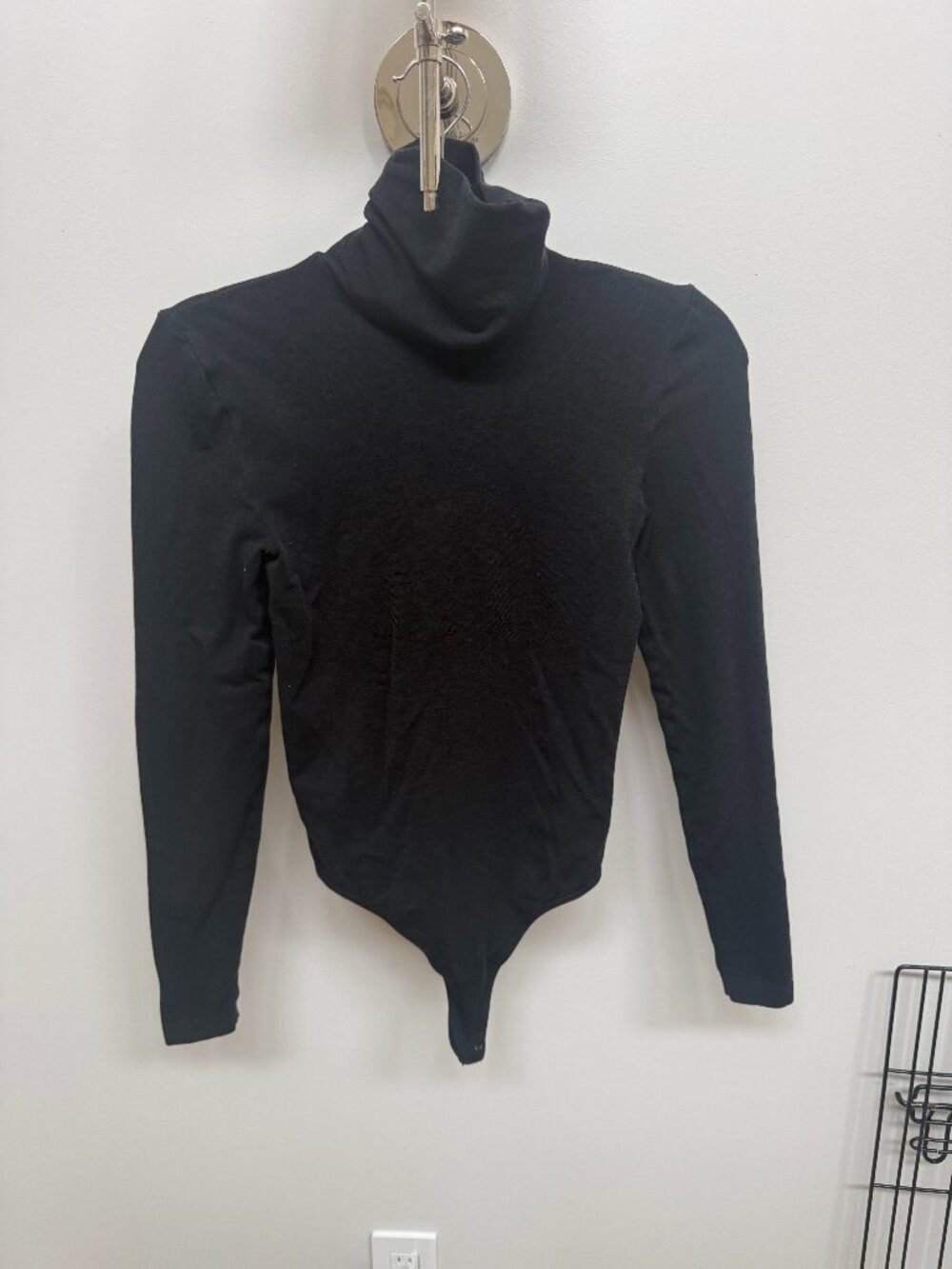Wolford Black Bodysuit Turtleneck